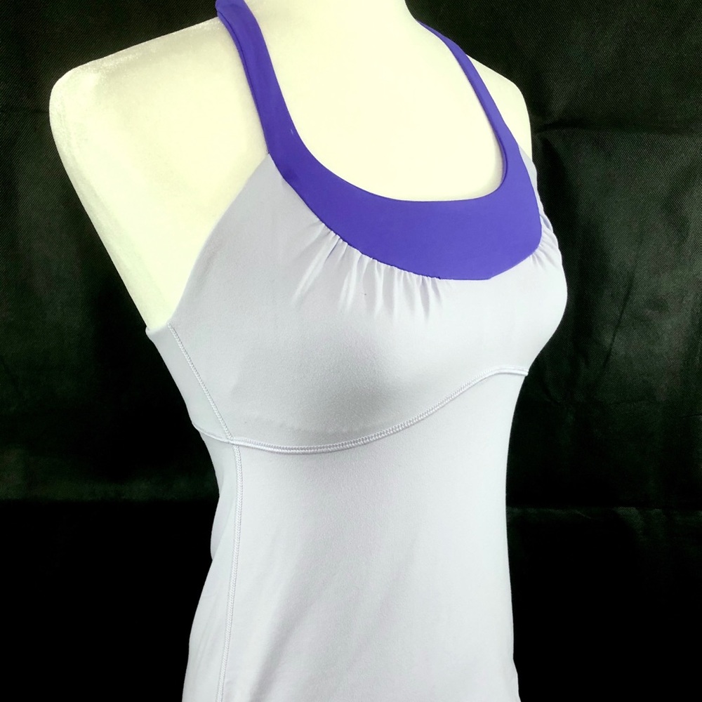 Lululemon Scoop Me Up Gym Tank Top Lavender Size 6 - Picture 6 of 8